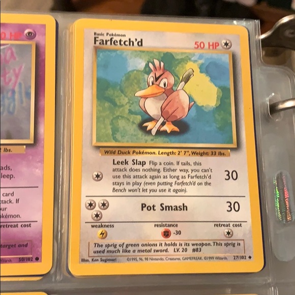 Farfetch’d 1999 Pokémon card